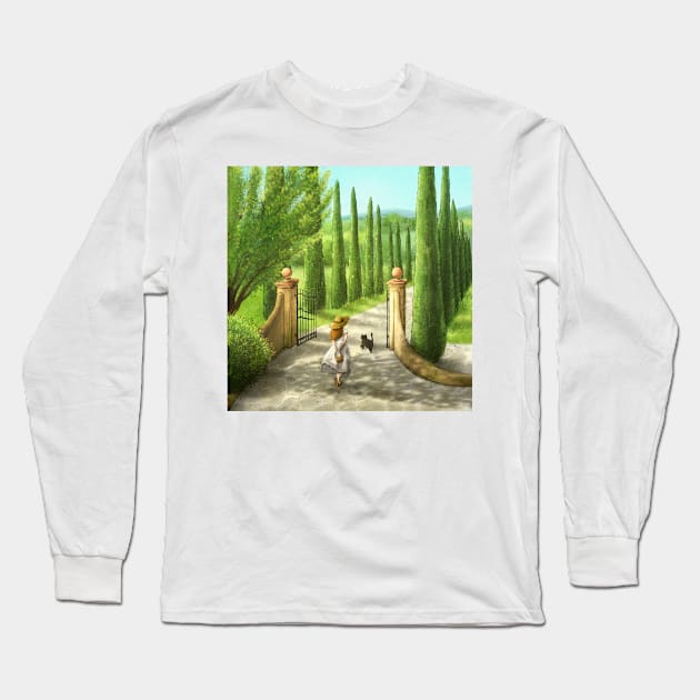 If you follow a cat Long Sleeve T-Shirt by LUNA